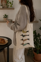 Shopper mit Dackelmotiv