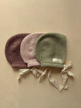 Strickmütze aus Bio Baumwolle