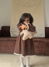 Musselin Kleid aus zertfizierter Baumwolle