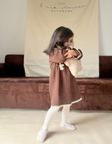 Musselin Kleid aus zertfizierter Baumwolle