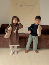 Musselin Kleid aus zertfizierter Baumwolle