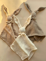 Schnuffeltuch Hase aus zertifizierter Baumwolle