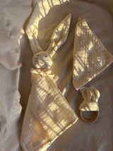 Set - Schnuffeltuch, Beißring & Halstuch