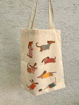 Shopper mit Dackelmotiv