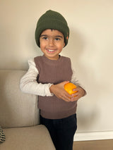 BAUMWOLL STRICKWESTE