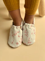 Barfußschuhe '' Rosa Blatt ''