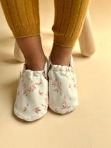 Barfußschuhe '' Rosa Blatt ''