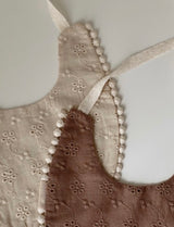 Lätzchen ''Braun '' in Boho Stil