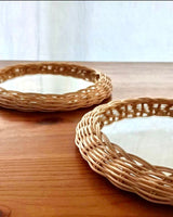 Rattan Spiegel "Rund"
