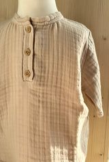 BAUMWOLL MUSSELIN SHIRT & SHORT