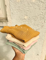 BAUMWOLL MUSSELIN SHIRT & SHORT