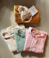 BAUMWOLL MUSSELIN SHIRT & SHORT