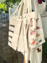 Shopper mit Dackelmotiv