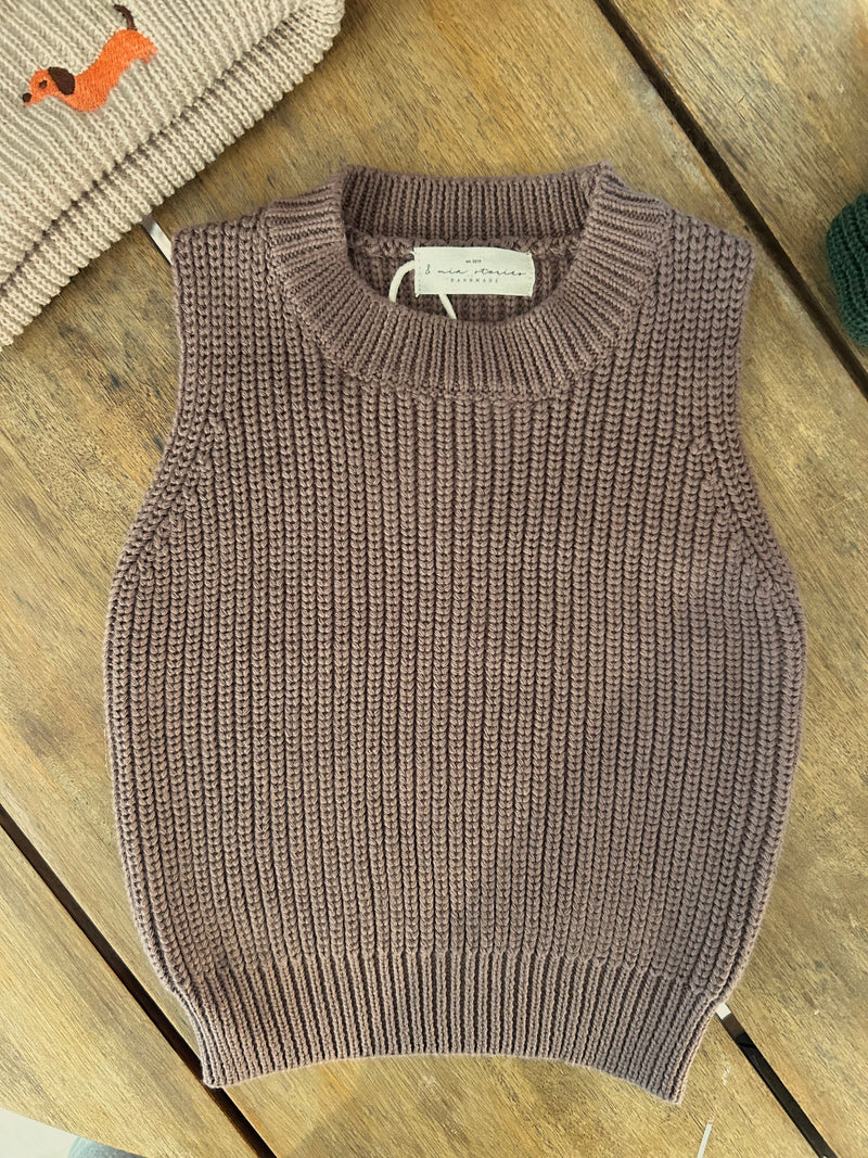 BAUMWOLL STRICKWESTE