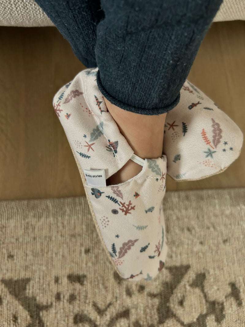 Barfußschuhe ''Meeresmotiv''