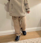 STRIPED COTTON PANTS