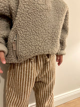 STRIPED COTTON PANTS