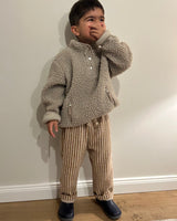 STRIPED COTTON PANTS