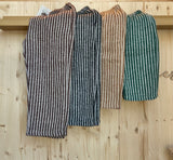 STRIPED COTTON PANTS