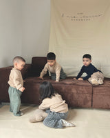 STRIPED COTTON PANTS