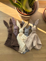 Schnuffeltuch Hase aus zertifizierter Baumwolle