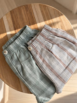 Checked Cozy Pants - Cotton