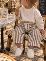 Little Stripes – Gestreifte Baumwollhose Unisex