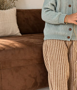STRIPED COTTON PANTS